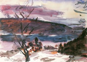 Walchenberg door Lovis Corinth